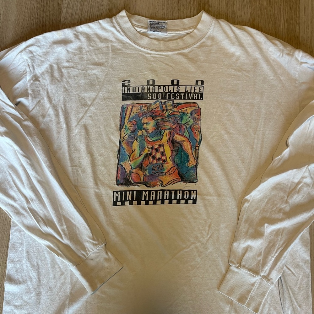 2000 Indianapolis 500 mini marathon long sleeve XL fits small